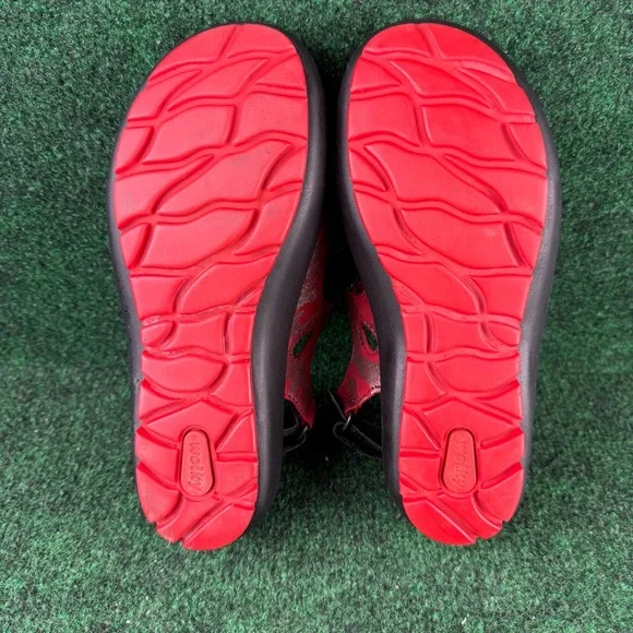 Wolky Rio Red Camo Black Slingback Comfort Sandals Size EU 36 US 5.5-6 - Picture 6 of 7